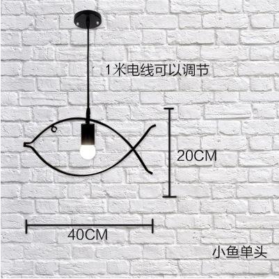 Iron Single-head Fish-shaped Chandelier Industrial Style Creative Chandeliers Bar Restaurant Living Room Interior Decor Lighting NO light bulb чёрный
Iron Single-head Fish-shaped Chandelier Industrial Style Creative Chandeliers Bar Restaurant Living Room Interior Decor Lighting NO light bulb чёрный
