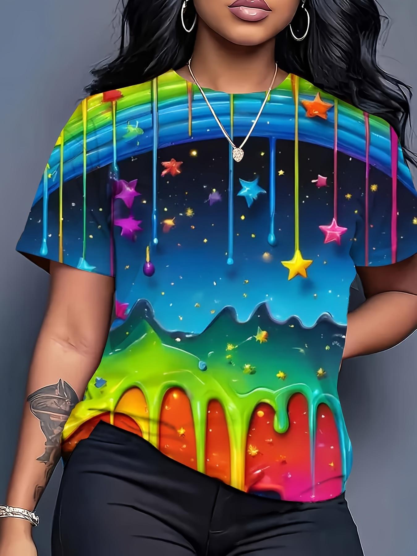 Women s Fashionable Geometric Pattern Print S T-Shirt- Breathable Short-sleeve. Round-neck. Drop-shoulder Design. Casual Top for Spring and Summer. Ma 3XL
Women s Fashionable Geometric Pattern Print S T-Shirt- Breathable Short-sleeve. Round-neck. Drop-shoulder Design. Casual Top for Spring and Summer. Ma 3XL