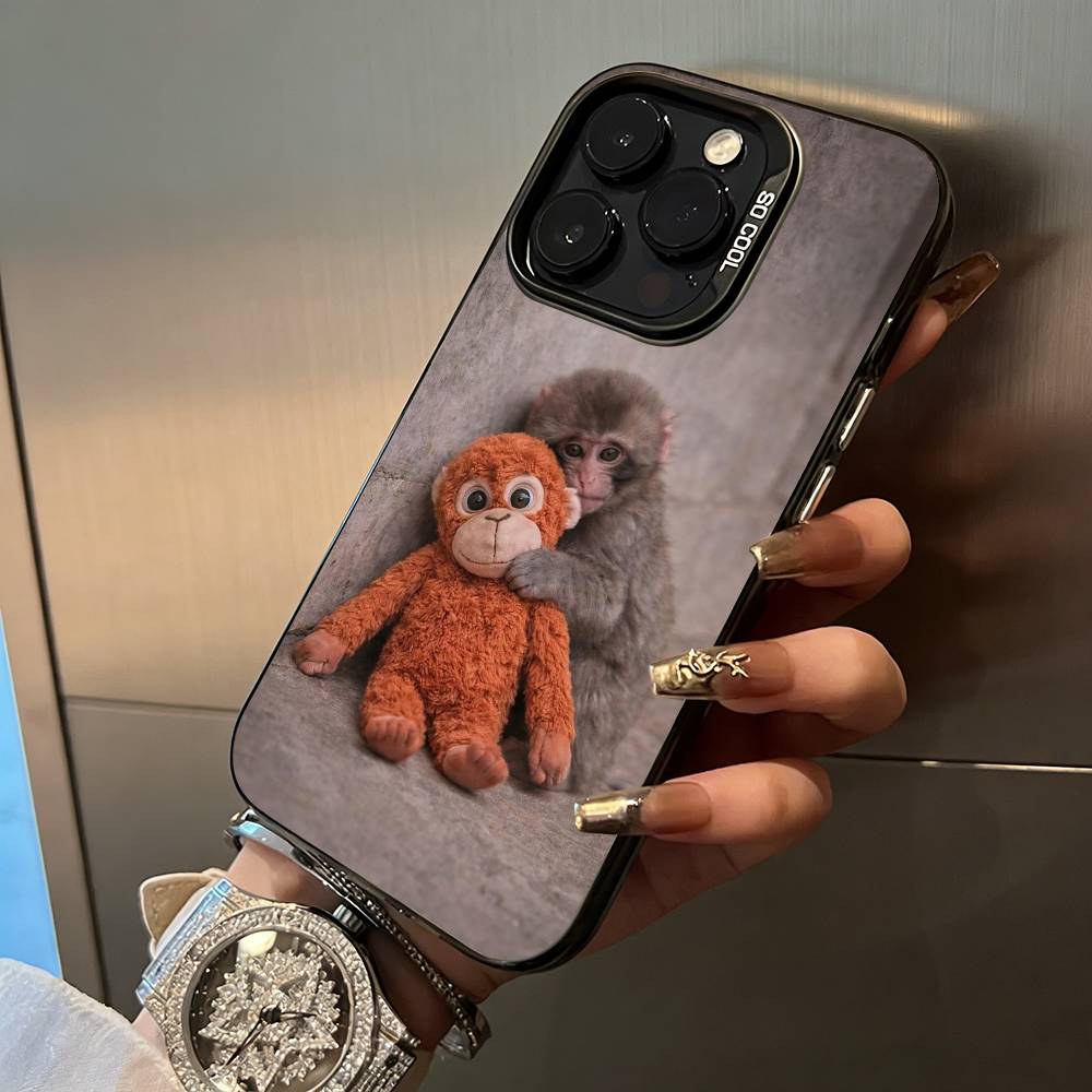 С-милый забавный чехол-обезьянка для iPhone 17,16,15,14,13,12,11 Plus Pro Max Цветной серебристый чехол для телефона iPhone16SE4
С-милый забавный чехол-обезьянка для iPhone 17,16,15,14,13,12,11 Plus Pro Max Цветной серебристый чехол для телефона iPhone16SE4