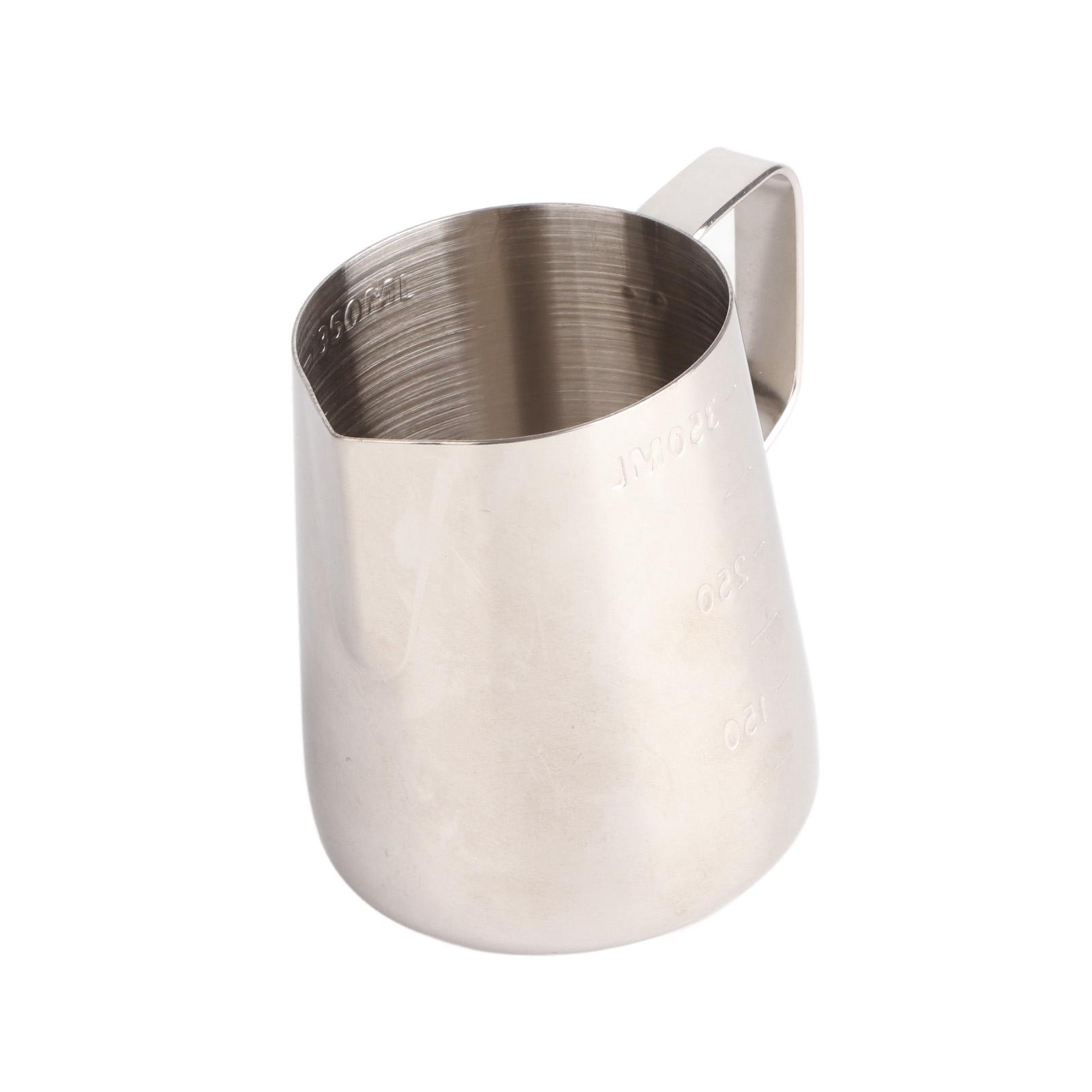 Кувшин для вспенивания молока, сгущающий кофейный латте из нержавеющей стали, художественный кувшин с двумя бортами
Кувшин для вспенивания молока, сгущающий кофейный латте из нержавеющей стали, художественный кувшин с двумя бортами