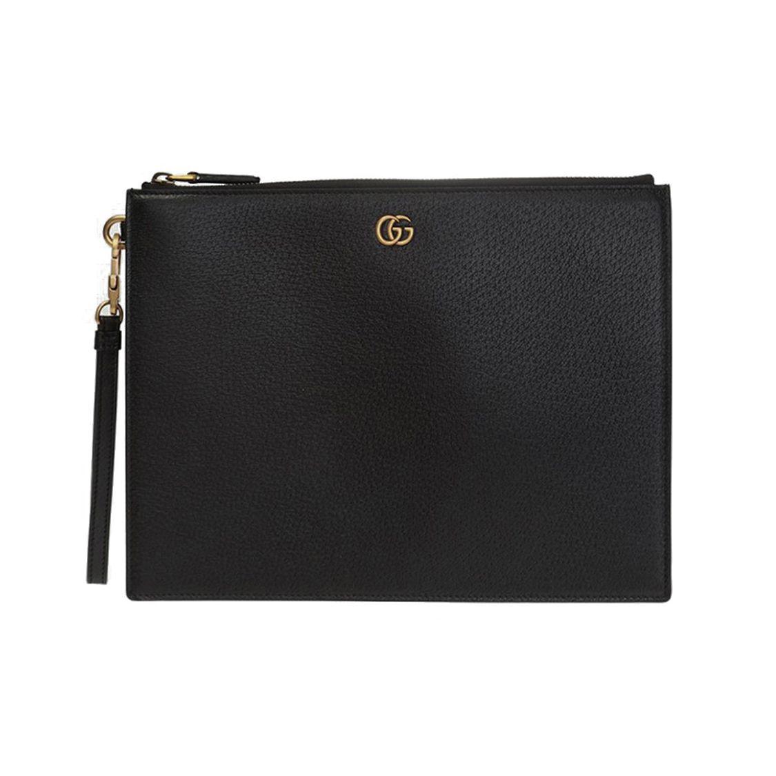 Gucci Marmont Gold Logo Wristlet Pebbled Leather Clutch Men clutch Black 547077-DJ20T-1000 Basic Set (Bag+Dust Bag)
Gucci Marmont Gold Logo Wristlet Pebbled Leather Clutch Men clutch Black 547077-DJ20T-1000 Basic Set (Bag+Dust Bag)