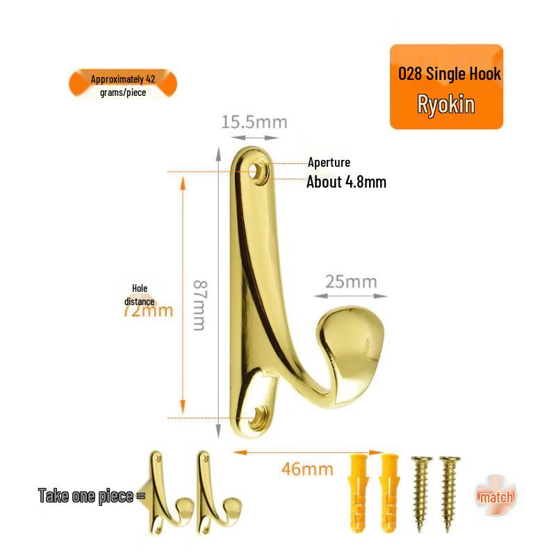 Rongyu 028 Golden Single Hooks
Rongyu 028 Golden Single Hooks