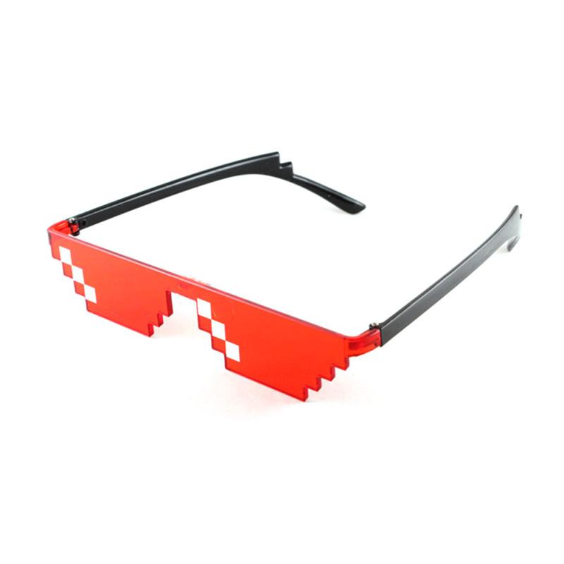 Веселі мозаїчні сонцезахисні окуляри Retro Pixel Gamer Robot Thug Life Sunglasses For Birthday Party Cosplay Red frame single row
Веселі мозаїчні сонцезахисні окуляри Retro Pixel Gamer Robot Thug Life Sunglasses For Birthday Party Cosplay Red frame single row
