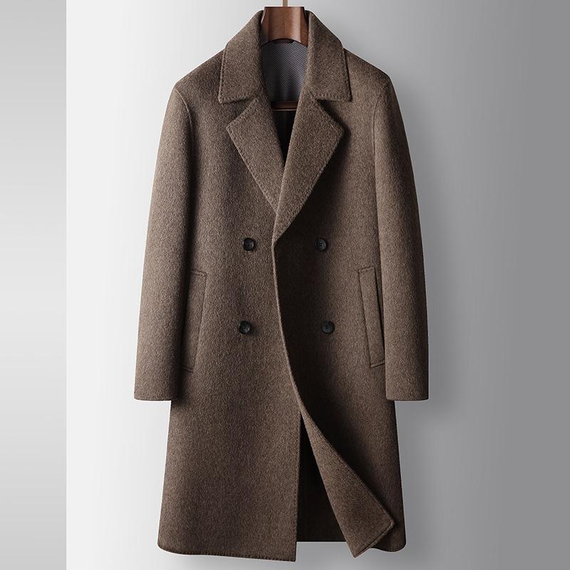 Men s Coat Autumn and Winter Medium and Long Double-breasted Wool Trench Coat Middle-aged and Young Light Luxury Casual Warm Double-sided Woolen Coat 195 верблюд
Men s Coat Autumn and Winter Medium and Long Double-breasted Wool Trench Coat Middle-aged and Young Light Luxury Casual Warm Double-sided Woolen Coat 195 верблюд