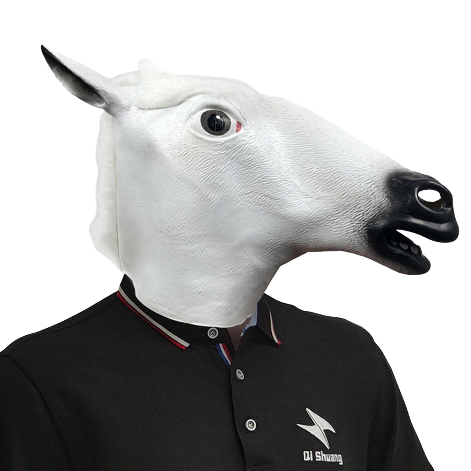 Funny Horse Mask Halloween Party Dress Up Prop, Adults Horse Masquerade Horse Head Latex Mask for Men Masquerade Party белый
Funny Horse Mask Halloween Party Dress Up Prop, Adults Horse Masquerade Horse Head Latex Mask for Men Masquerade Party белый