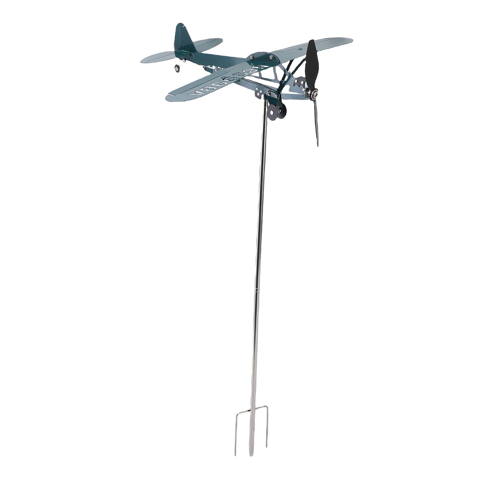 Iron Art Airplane Windmill Rotating Weather Vane Decoration for Outdoor Garden Patio Yard Fence Post Garage Dark Green
Iron Art Airplane Windmill Rotating Weather Vane Decoration for Outdoor Garden Patio Yard Fence Post Garage Dark Green
