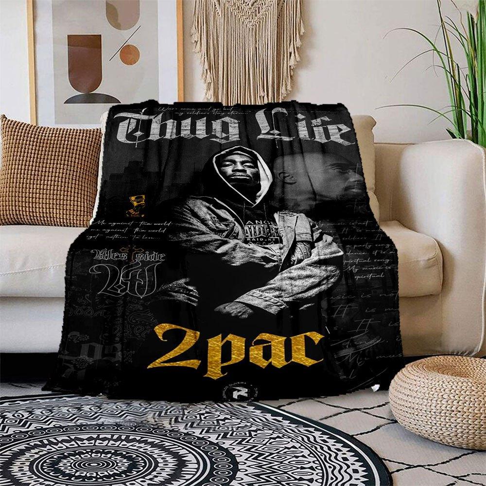 Thug Life: Tupac s Legacy Hoodie - Streetwear Fashion Blanket Flannel Throw Blanket for Sofa, Bed, Travel, Camping, Office, Couch, Chair, A 150x180cm
Thug Life: Tupac s Legacy Hoodie - Streetwear Fashion Blanket Flannel Throw Blanket for Sofa, Bed, Travel, Camping, Office, Couch, Chair, A 150x180cm