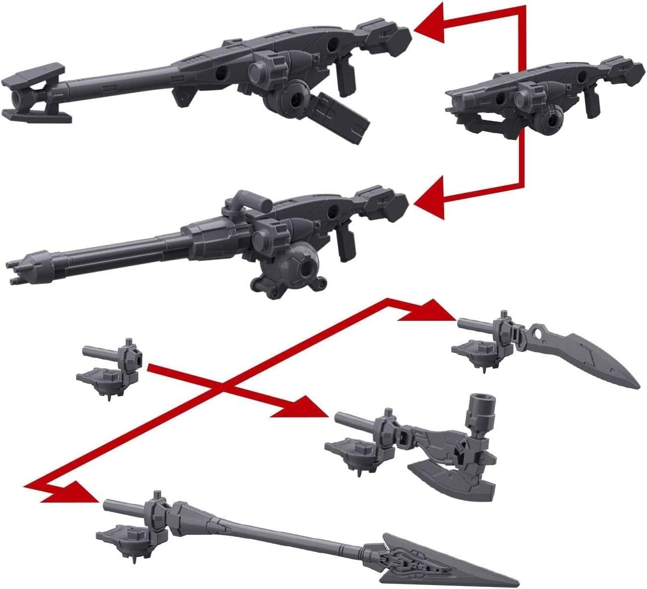 BA NDAI SPI RITS 30MM Option Weapon 1 for Portanova scale plastic model (Bandai Spirits) 1/144 color-coded серый
BA NDAI SPI RITS 30MM Option Weapon 1 for Portanova scale plastic model (Bandai Spirits) 1/144 color-coded серый