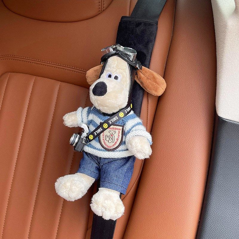 Cute High-End Plush Toy Car Seatbelt Shoulder Pad Protector for Car Interior Decoration Shoulder Pads, Overalls, Dog Without Camera
Cute High-End Plush Toy Car Seatbelt Shoulder Pad Protector for Car Interior Decoration Shoulder Pads, Overalls, Dog Without Camera