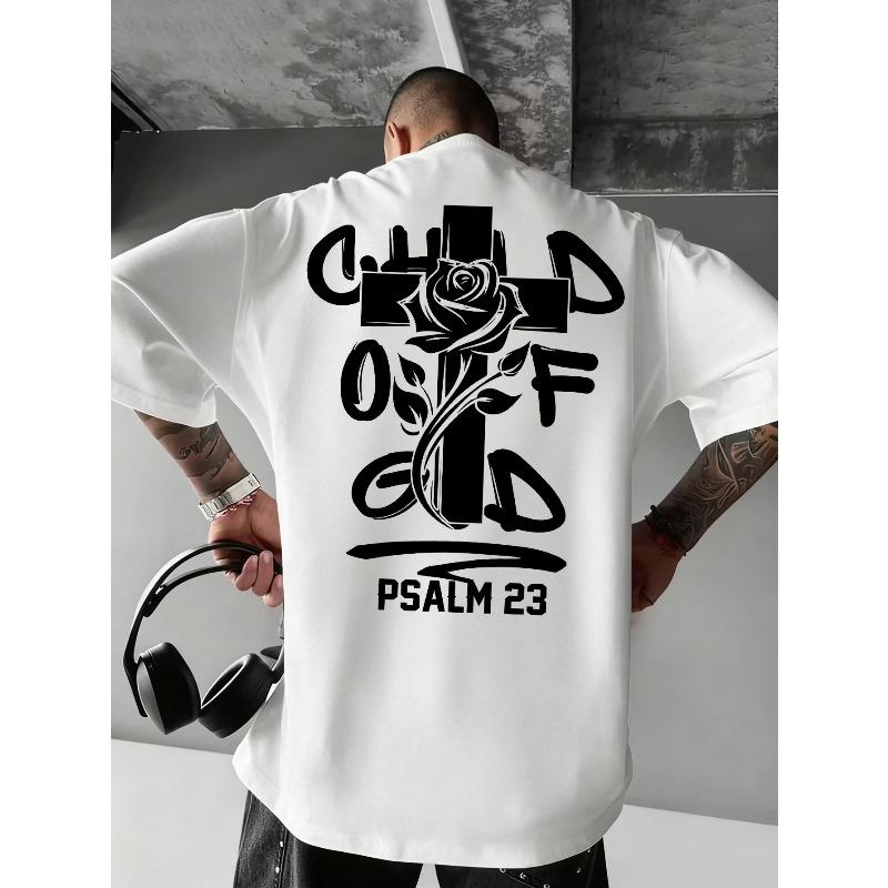European sizes Trendy Men S Faith Wind T-Shirt, Featuring a Design with a Cross Entwined with Rose Elements 4XL білий
European sizes Trendy Men S Faith Wind T-Shirt, Featuring a Design with a Cross Entwined with Rose Elements 4XL білий