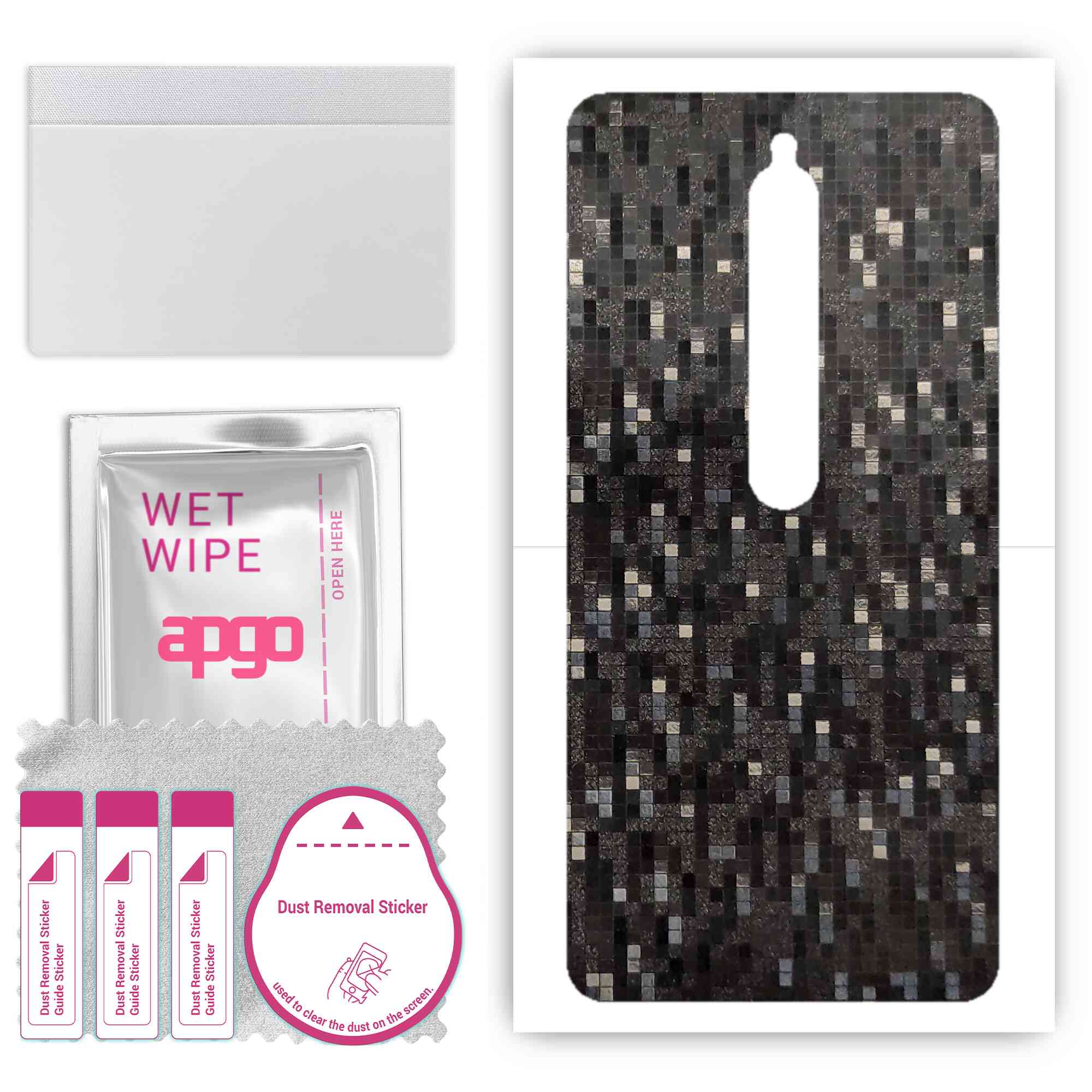Apgo Protective Skin Sticker для задньої панелі, сумісний із Xiaomi Redmi 8, Wrap Film, Foil, Vinyl - Pattern Carbon Black Pixel
Apgo Protective Skin Sticker для задньої панелі, сумісний із Xiaomi Redmi 8, Wrap Film, Foil, Vinyl - Pattern Carbon Black Pixel