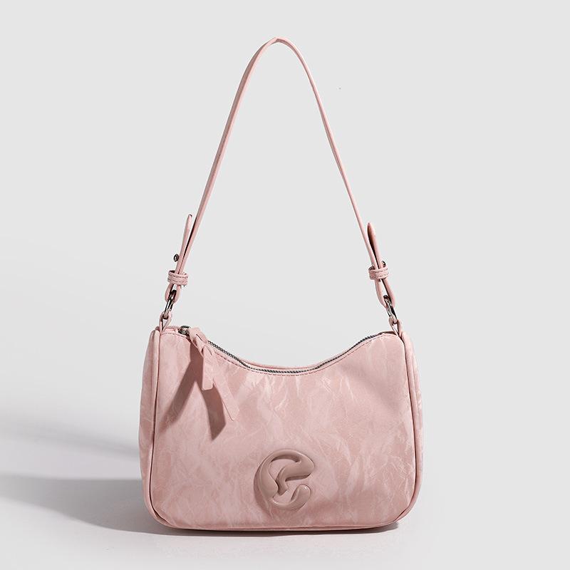 Bag women 2025 crescent armpit spring and summer new niche retro Mori pink handbag shoulder commuter messenger
Bag women 2025 crescent armpit spring and summer new niche retro Mori pink handbag shoulder commuter messenger
