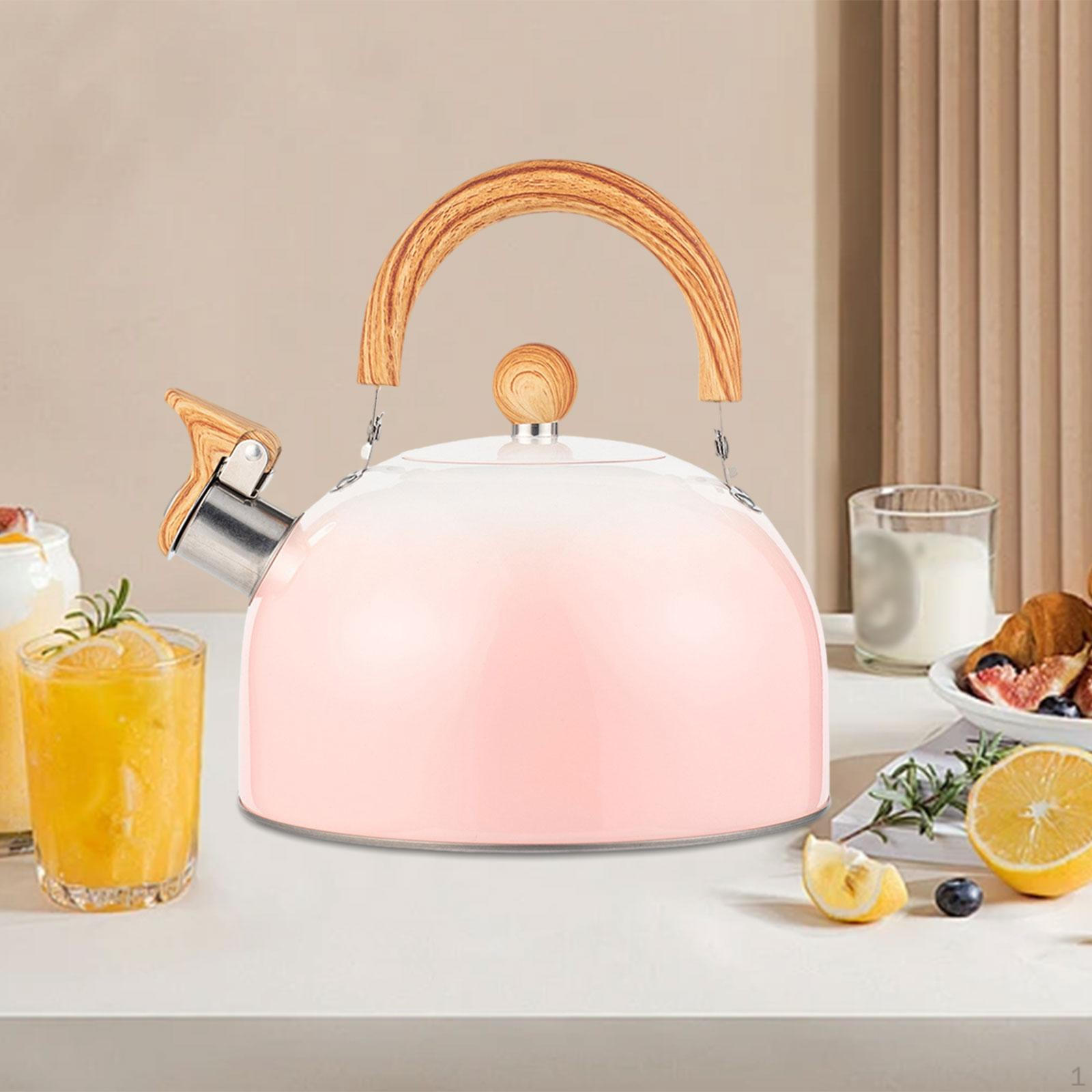 Чайник со свистком 3 л с деревянной ручкой, походный чайник, заварочный чайник, для пикника розовый
Чайник со свистком 3 л с деревянной ручкой, походный чайник, заварочный чайник, для пикника розовый