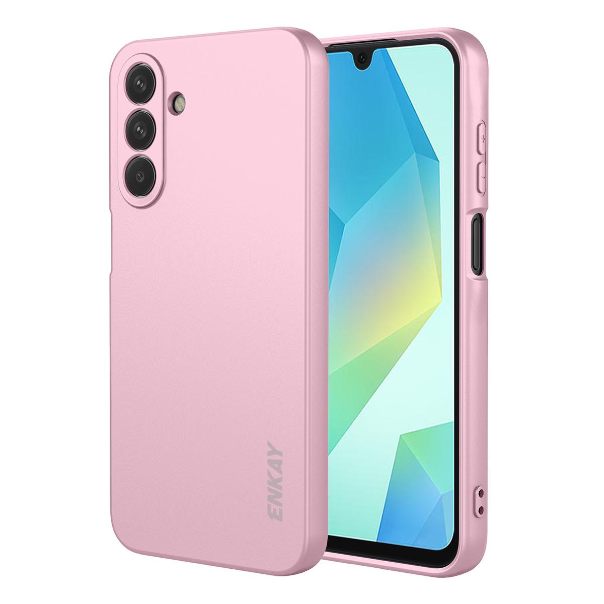 For Samsung Galaxy A17 Silicone Case ENKAY HAT PRINCE Straight Edge Cell Phone Back Cover Pink
For Samsung Galaxy A17 Silicone Case ENKAY HAT PRINCE Straight Edge Cell Phone Back Cover Pink
