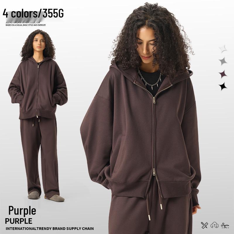 Unisex Heavyweight Fleece-Lined Zipper Hoodie - Autumn/Winter Casual Wear, 355g S
Unisex Heavyweight Fleece-Lined Zipper Hoodie - Autumn/Winter Casual Wear, 355g S