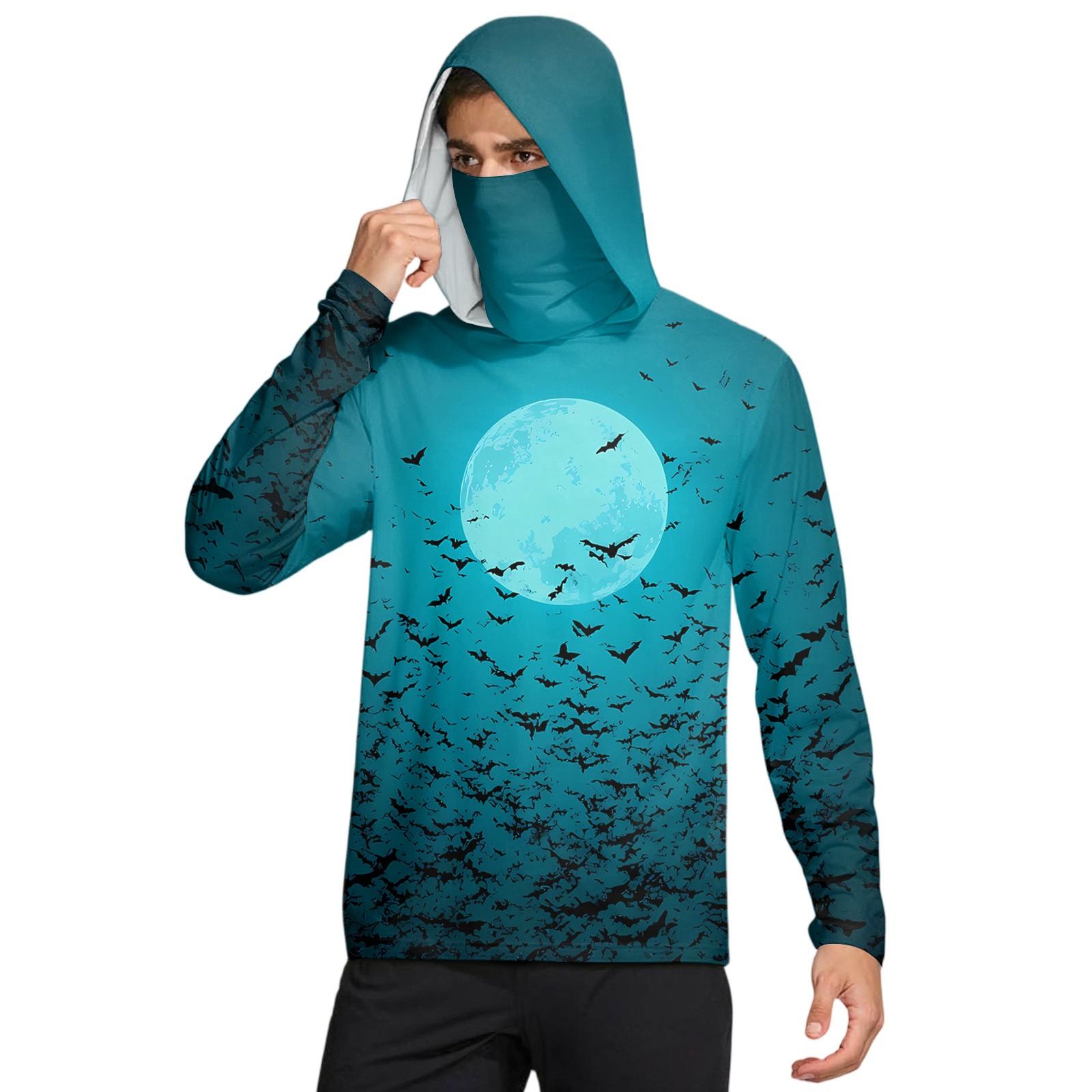 Men s UPF50+ Sun-protective Shirt, Quick-drying Long-sleeved Shirt, Running Exercise Fishing Shirt L ціан
Men s UPF50+ Sun-protective Shirt, Quick-drying Long-sleeved Shirt, Running Exercise Fishing Shirt L ціан