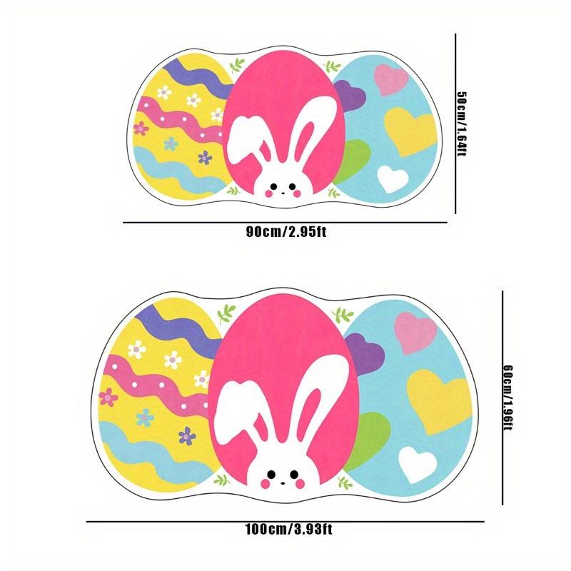 VIKAMA Easter Cartoon Rug Rabbit Egg Soft Bedroom Living Room Mat Absorbent Bathroom Shower Foot Mat Home Decor 50x90cm 20x36inch
VIKAMA Easter Cartoon Rug Rabbit Egg Soft Bedroom Living Room Mat Absorbent Bathroom Shower Foot Mat Home Decor 50x90cm 20x36inch
