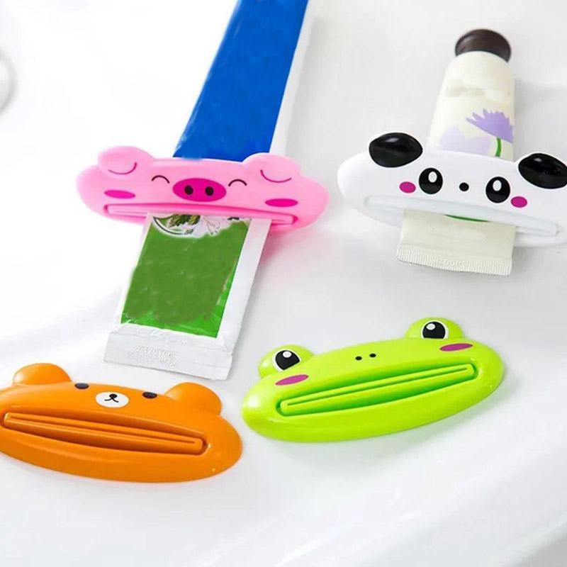 4pc Cute Cartoon Rolling Toothpaste Squeezer Dispenser Facial Cleanser Clips Toothpaste Holder Tube Saver Bathroom Accessories 4pc коричневий
4pc Cute Cartoon Rolling Toothpaste Squeezer Dispenser Facial Cleanser Clips Toothpaste Holder Tube Saver Bathroom Accessories 4pc коричневий
