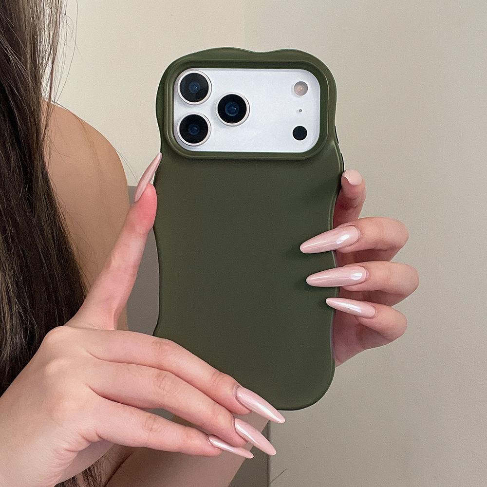 Fashion 2 in 1 Solid Color Phone Case for iPhone 13 14 15 16 17 Pro Max Wave Edges Comfortable Touch Hard Slim Back Cover iPhone 13
Fashion 2 in 1 Solid Color Phone Case for iPhone 13 14 15 16 17 Pro Max Wave Edges Comfortable Touch Hard Slim Back Cover iPhone 13