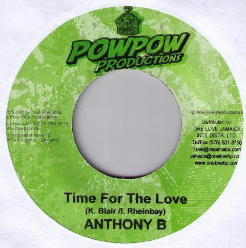 7inch Record ANTHONY B - Time For The Love NONE Pow Pow Product 2003 Germany Reggae, Ska & Dub Used
7inch Record ANTHONY B - Time For The Love NONE Pow Pow Product 2003 Germany Reggae, Ska & Dub Used