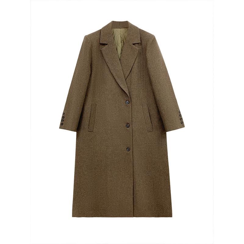 Женское шерстяное пальто свободного покроя в стиле ретро 2024 года — стиль Хепберн, от средней до длинной длины, элитный, темпераментный дизайн 3XL (180-210 jin)
Женское шерстяное пальто свободного покроя в стиле ретро 2024 года — стиль Хепберн, от средней до длинной длины, элитный, темпераментный дизайн 3XL (180-210 jin)