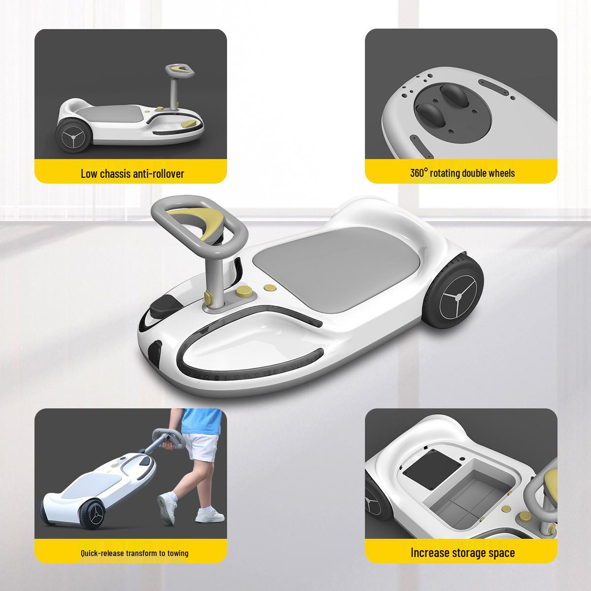Electric Anti-Rollover Drifting Car for Kids and Adults - Rechargeable Multifunctional Scooter
Electric Anti-Rollover Drifting Car for Kids and Adults - Rechargeable Multifunctional Scooter