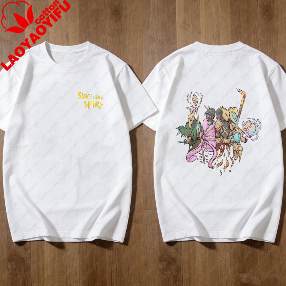 Slay the Spire Double Sided Tshirt Three Iconic Character Classes Graphic Tee Vintage Gaming for Roguelike Adventure Enthusiasts S
Slay the Spire Double Sided Tshirt Three Iconic Character Classes Graphic Tee Vintage Gaming for Roguelike Adventure Enthusiasts S