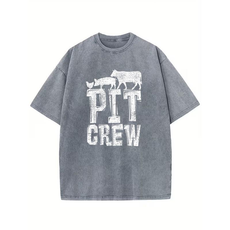 Pit Crew Pig Chicken Cow Farm Animals T-Shirt - Vintage Graphic Tee, Soft Cotton Summer Breathable Casual Top - Perfect Gift for Animal Lovers S серый
Pit Crew Pig Chicken Cow Farm Animals T-Shirt - Vintage Graphic Tee, Soft Cotton Summer Breathable Casual Top - Perfect Gift for Animal Lovers S серый