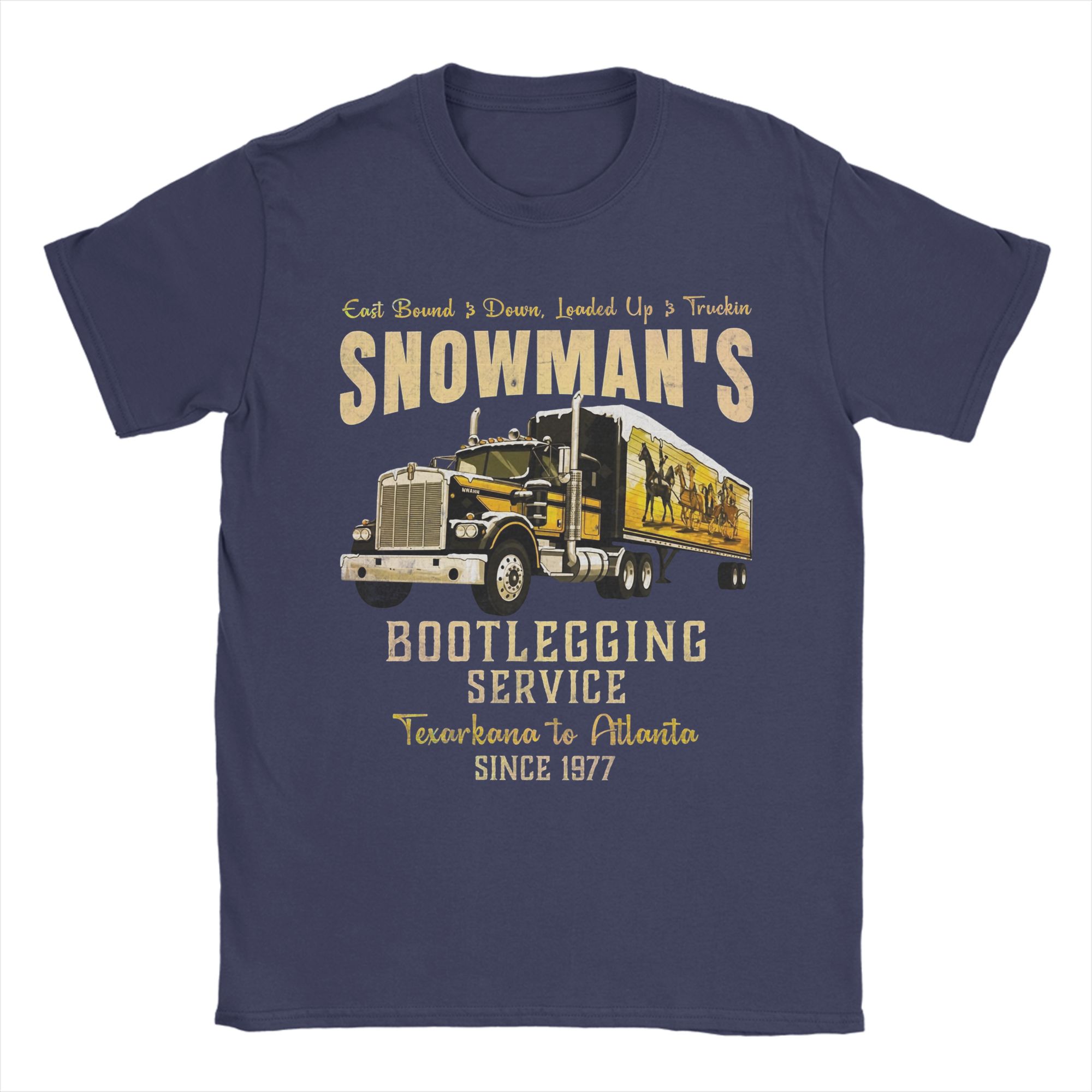 Mens TShirt Snowmans Bootlegging Service Smokey and the Bandit Casual Pure Cotton Tees T Shirt O Neck Clothes Summer 4XL
Mens TShirt Snowmans Bootlegging Service Smokey and the Bandit Casual Pure Cotton Tees T Shirt O Neck Clothes Summer 4XL