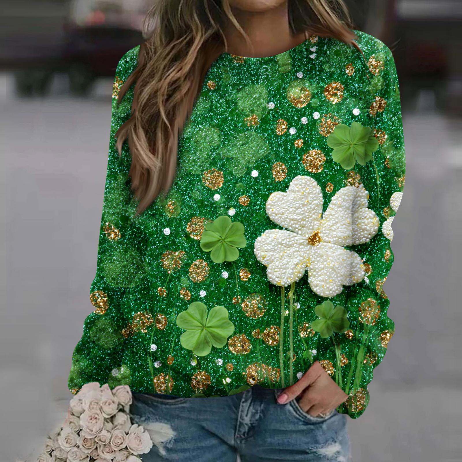 Women s Fashion Casual Long Sleeve Printed Neck Sweatshirt Top M
Women s Fashion Casual Long Sleeve Printed Neck Sweatshirt Top M