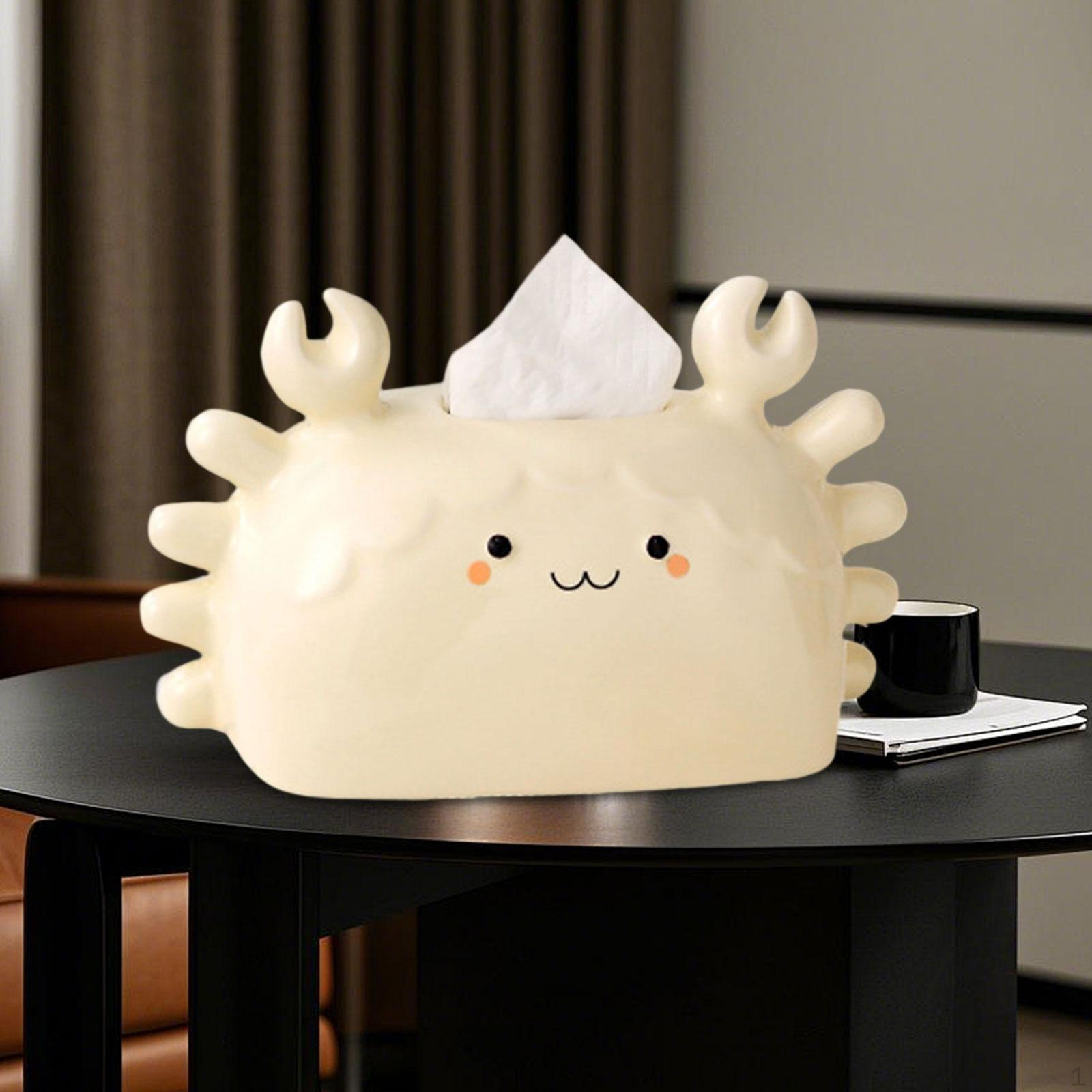Ceramic Tissue Box Crabs Paper Holder Practical Desktop Ornament Facial Tissues Dispenser Canister
Ceramic Tissue Box Crabs Paper Holder Practical Desktop Ornament Facial Tissues Dispenser Canister