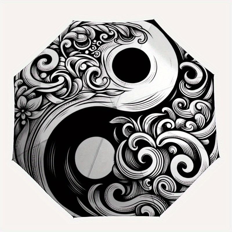 1pc Yin Yang SymbolAutomatic Folding Umbrella, Portable & Foldable Design with 8 Ribs, Casual Outdoor Accessory yy250804276
1pc Yin Yang SymbolAutomatic Folding Umbrella, Portable & Foldable Design with 8 Ribs, Casual Outdoor Accessory yy250804276
