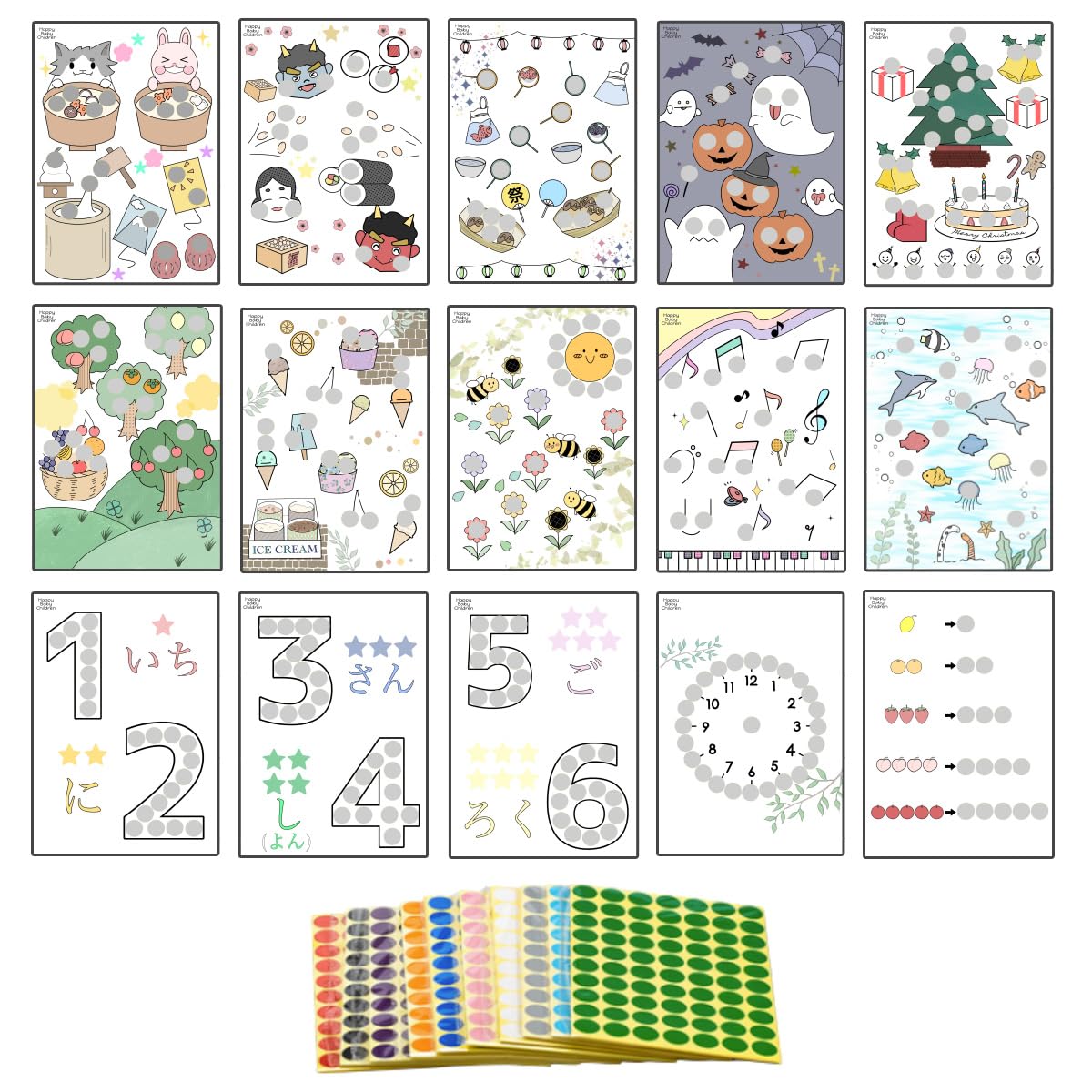 colors that nurture the HapiChil Montessori mount set of 30 types by a nursery Educational sticker pasting coloring book Round sticker 16mm set colors белый
colors that nurture the HapiChil Montessori mount set of 30 types by a nursery Educational sticker pasting coloring book Round sticker 16mm set colors белый