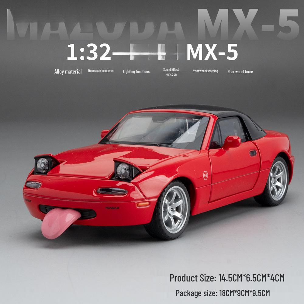 Игрушечная модель спортивного автомобиля Mazda MX-5 из сплава (1:32 масштаба) красный
Игрушечная модель спортивного автомобиля Mazda MX-5 из сплава (1:32 масштаба) красный