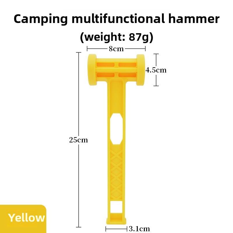 1PCS Compact PE Mallet for Tent Stakes Lightweight Camping Hammer with Ergonomic Grip Outdoor Gear Accessory жовтий
1PCS Compact PE Mallet for Tent Stakes Lightweight Camping Hammer with Ergonomic Grip Outdoor Gear Accessory жовтий