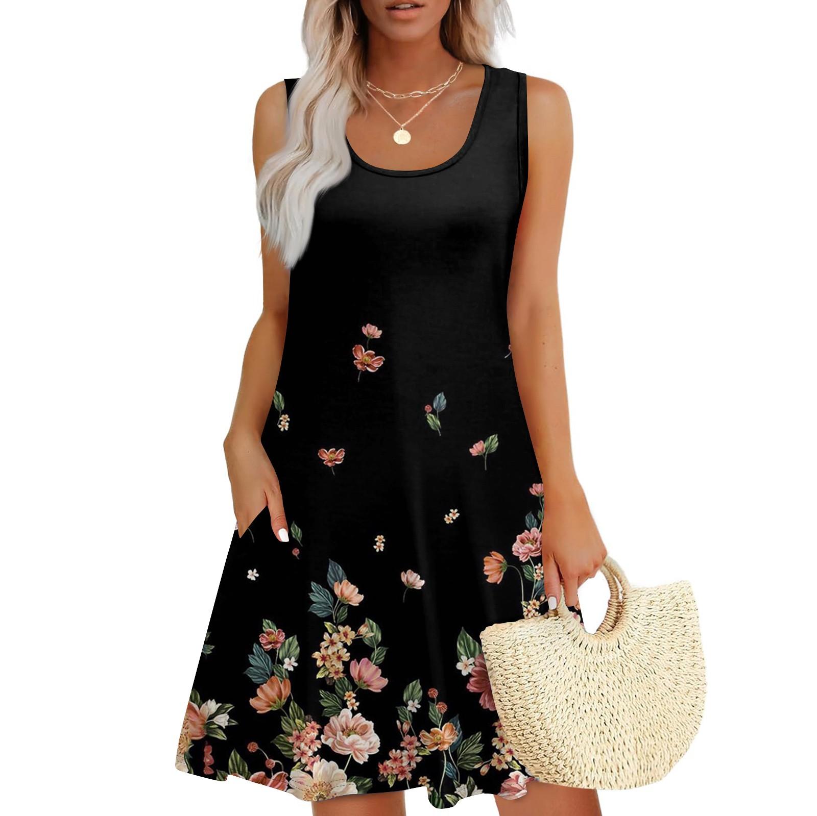 Женские повседневные платья на каждый день для свиданий с карманами без рукавов свободные платья L чёрный
Женские повседневные платья на каждый день для свиданий с карманами без рукавов свободные платья L чёрный