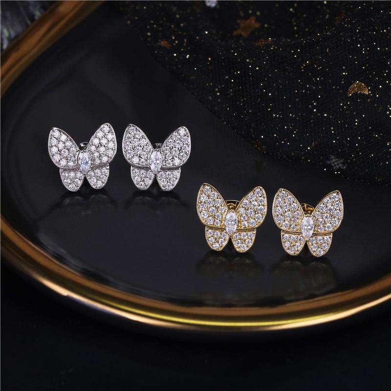 2026 Stud Earrings Inlaid with Zircon, Butterfly Earrings, European and American Women s Earrings. платиновий
2026 Stud Earrings Inlaid with Zircon, Butterfly Earrings, European and American Women s Earrings. платиновий