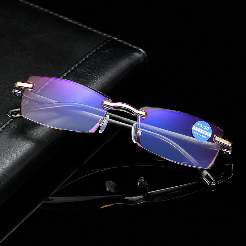 Men’s Rimless Anti-Blue Light Diamond-Inlaid Reading Glasses +250 (Anti-Blue Light) чёрный
Men’s Rimless Anti-Blue Light Diamond-Inlaid Reading Glasses +250 (Anti-Blue Light) чёрный