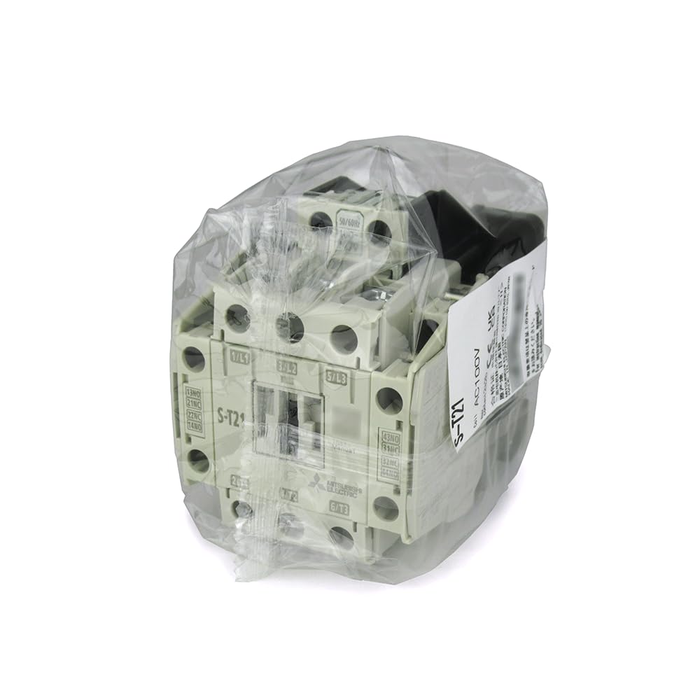 Mitsubishi Electric AC100V 2a2b Electromagnetic Contactor Rating Part Protection NN S-T21 (Auxiliary Contact 2a2b) (Typical 20A) (DIN Rail/Screw
Mitsubishi Electric AC100V 2a2b Electromagnetic Contactor Rating Part Protection NN S-T21 (Auxiliary Contact 2a2b) (Typical 20A) (DIN Rail/Screw