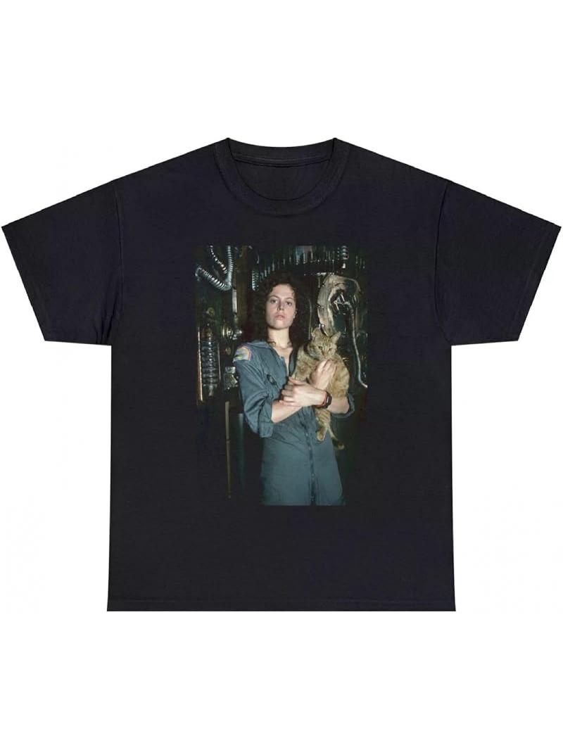Alien movie Supergirl Allen Ripley and her cat Johnnys Tshirt with pattern S
Alien movie Supergirl Allen Ripley and her cat Johnnys Tshirt with pattern S