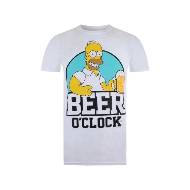 The Simpsons White Beer O Clock Crewneck T-Shirt L
The Simpsons White Beer O Clock Crewneck T-Shirt L
