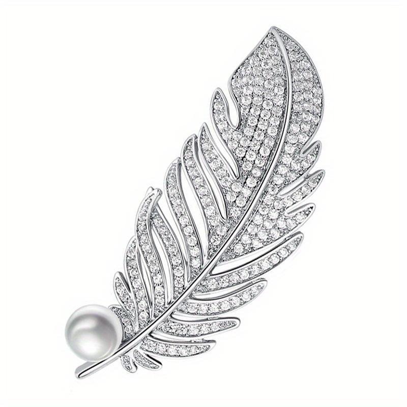 Elegant Women Men Feather High-end Accessories Brooch белый
Elegant Women Men Feather High-end Accessories Brooch белый