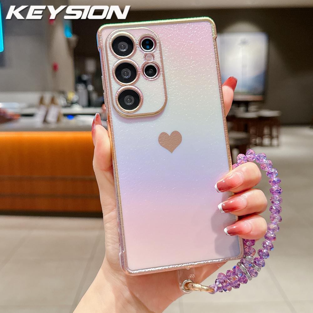 KEYSION Градиентный красочный чехол для телефона для Samsung Galaxy S21 S22 S23 S24 S25 S26 Ultra S26+ S25 FE Противоударная задняя крышка с кристальным браслетом for Galaxy S26 фиолетовый
KEYSION Градиентный красочный чехол для телефона для Samsung Galaxy S21 S22 S23 S24 S25 S26 Ultra S26+ S25 FE Противоударная задняя крышка с кристальным браслетом for Galaxy S26 фиолетовый