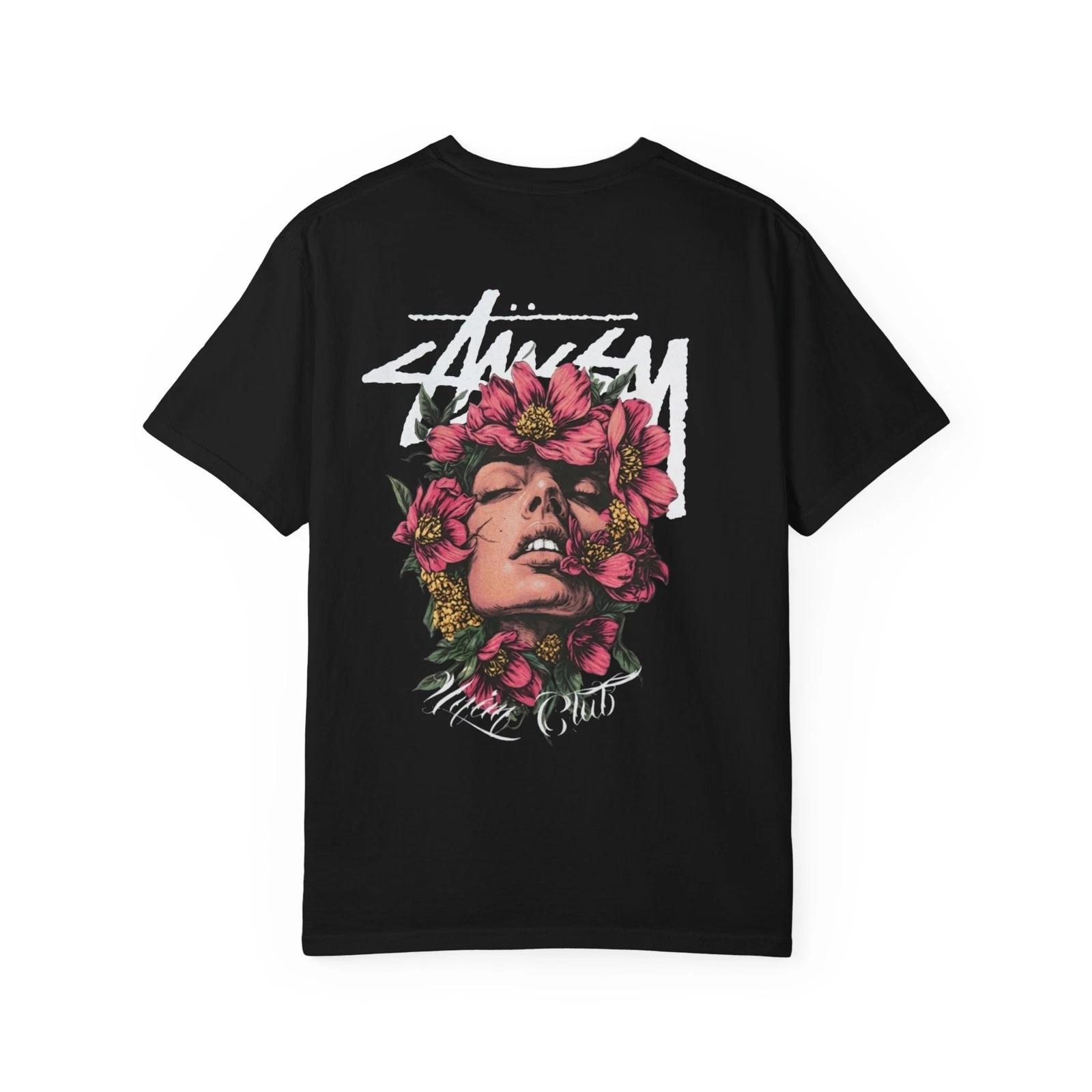 Floral Face Illustration T-T-Shirt | Graphic Vintage Style 3XL
Floral Face Illustration T-T-Shirt | Graphic Vintage Style 3XL