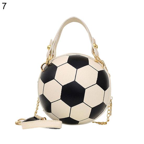 Newest Chic Women Handbag Round Basketball Football Faux Leather Crossbody Shoulder Bag 07
Newest Chic Women Handbag Round Basketball Football Faux Leather Crossbody Shoulder Bag 07