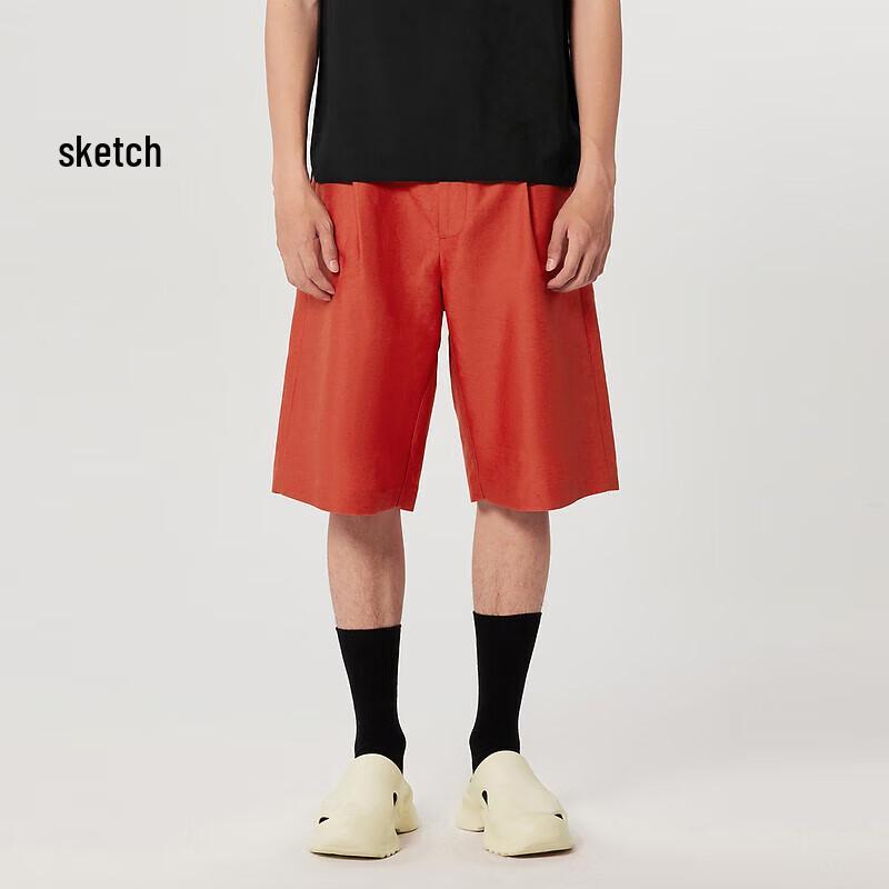 Мужские летние шорты прямого кроя из льна M
Мужские летние шорты прямого кроя из льна M