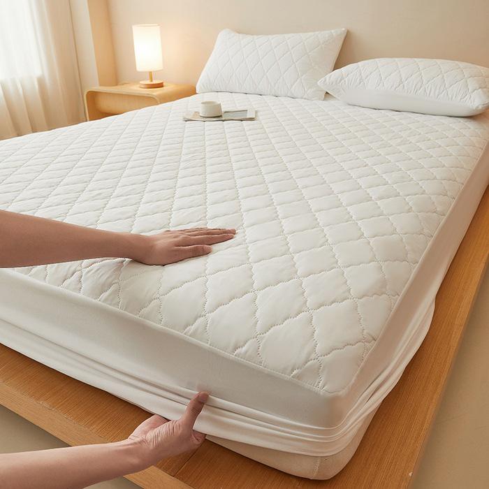 Waterproof Quilted Mattress Protector - Thickened, Urine-Proof, Single Piece Bed Cover for Simmons Mattress Pillowcases (pair) 48x74cm білий
Waterproof Quilted Mattress Protector - Thickened, Urine-Proof, Single Piece Bed Cover for Simmons Mattress Pillowcases (pair) 48x74cm білий