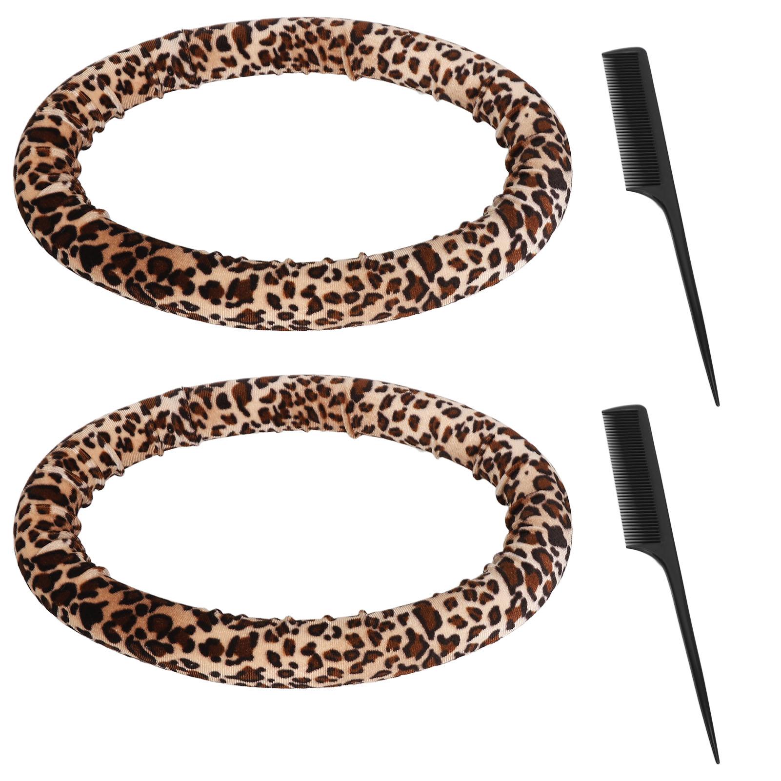 2pcs Round Heatless Curler Dual Use Heatless Curling Rod Headband Round Leopard Print Hair Rollers
2pcs Round Heatless Curler Dual Use Heatless Curling Rod Headband Round Leopard Print Hair Rollers