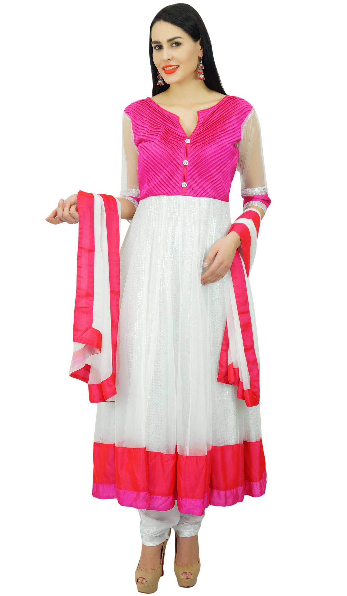 Женский белый костюм Atasi Anarkali Salwaar с индийским этническим мотивом Dupatta Chic 14 белый
Женский белый костюм Atasi Anarkali Salwaar с индийским этническим мотивом Dupatta Chic 14 белый