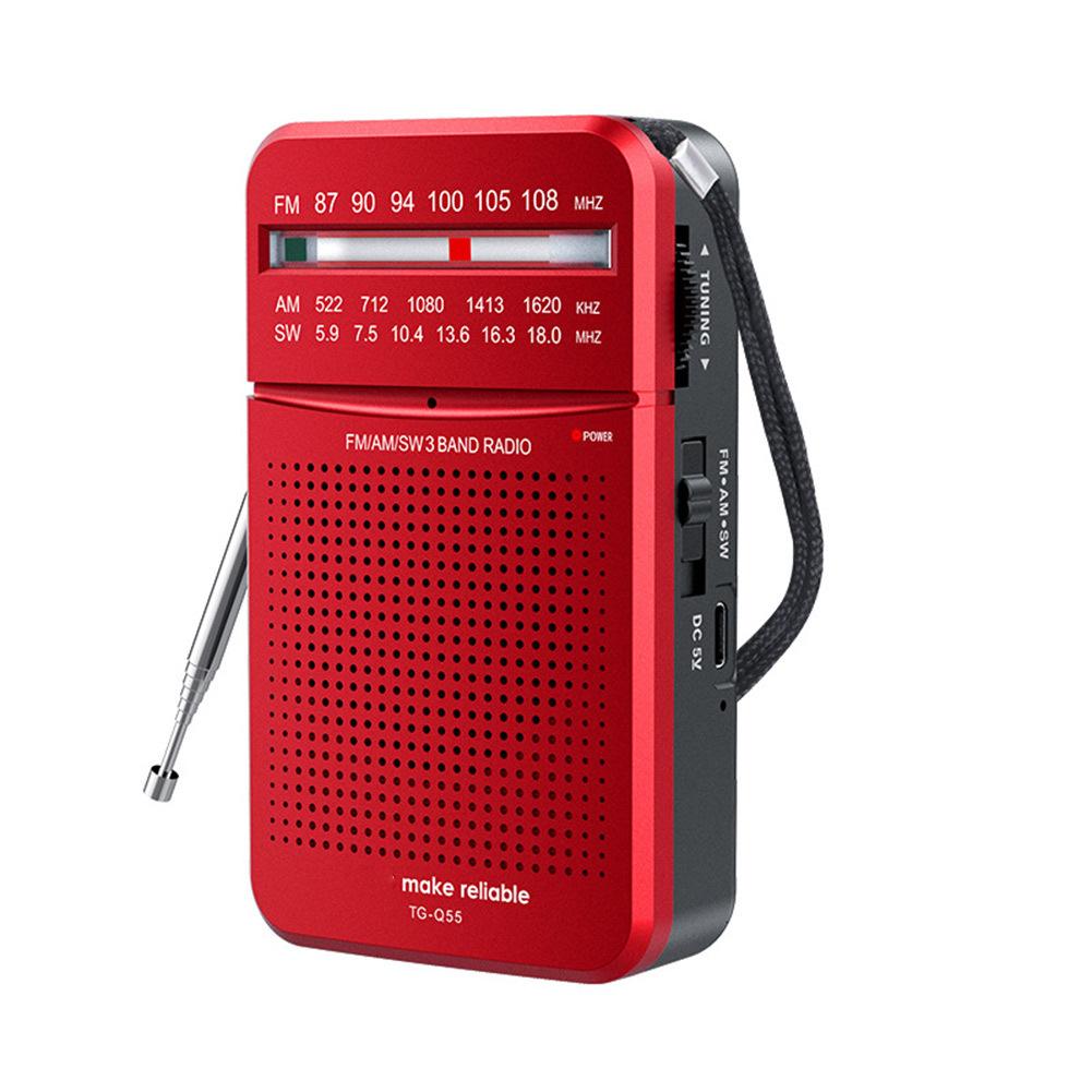 Rechargeable 3 Band Pocket Radio AM FM SW With Loud Speaker Type C Portable Receiver For Indoor Outdoor Travel червоний
Rechargeable 3 Band Pocket Radio AM FM SW With Loud Speaker Type C Portable Receiver For Indoor Outdoor Travel червоний